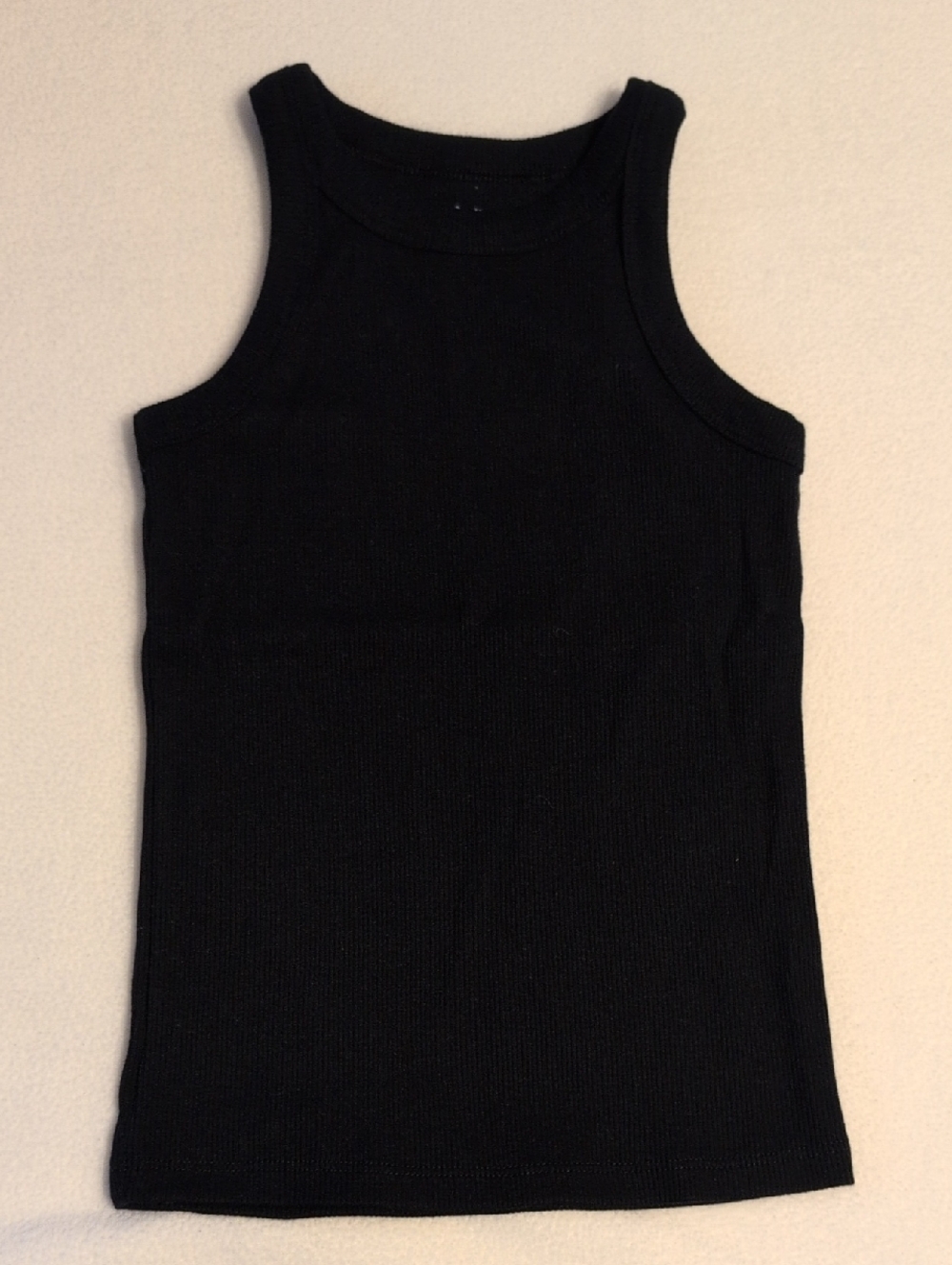 Cat & Jack Black Ribbed Tank